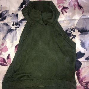 Turtleneck crop top